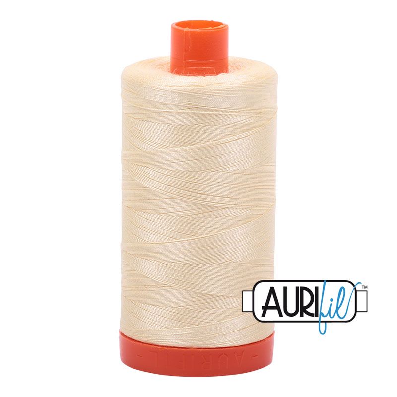 Aurifil 50 Thread Light Lemon, 2110