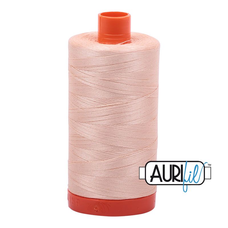 Aurifil 50 Wt Thread Apricot, 2205