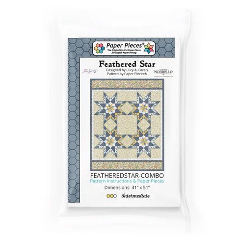 Paper Pieces Feathered Star Quilt Acrylic Set 7 pcs