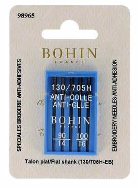 Bohin Anti-glue Sewing Machine Needles 90 and 100