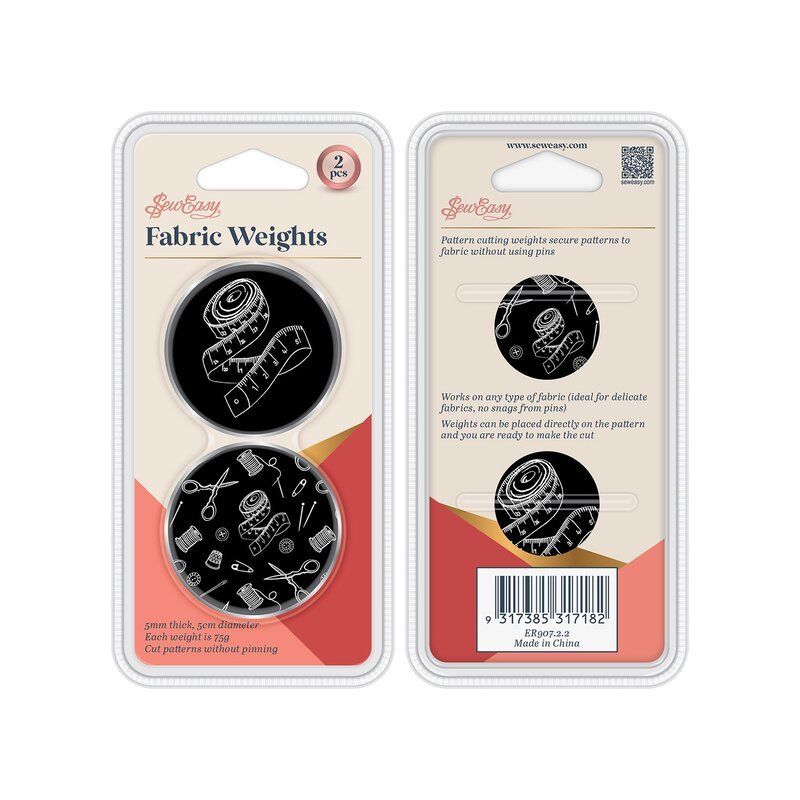 Sew Easy Fabric Weights  Notions, Pack of 2