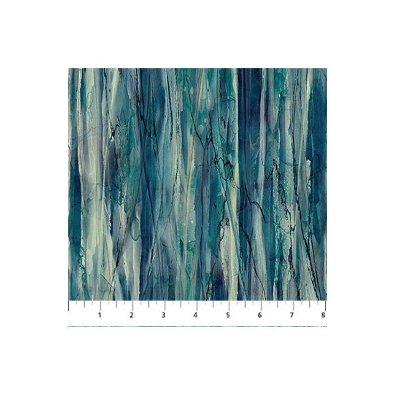 Whisper fabric: Striations, Blue
