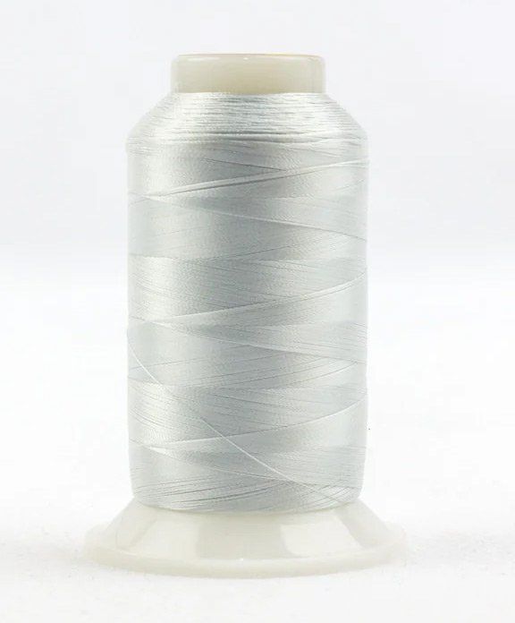 InvisaFil Thread: 100wt 2 ply Polyester 2500m Spool Winter Sky Grey