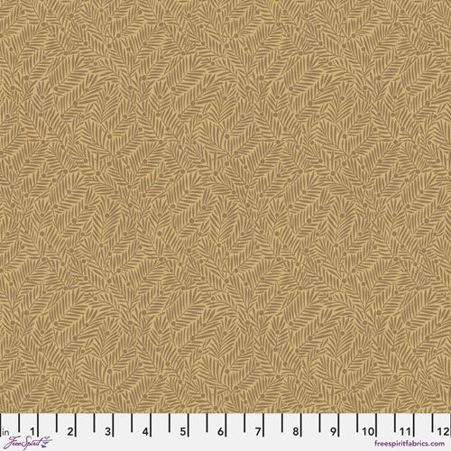 The Oxford Holiday Collection Fabric: Yew and Aril, Gold