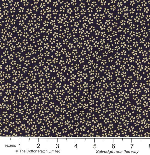 Sevenberry Classics fabric: Blossom, Indigo