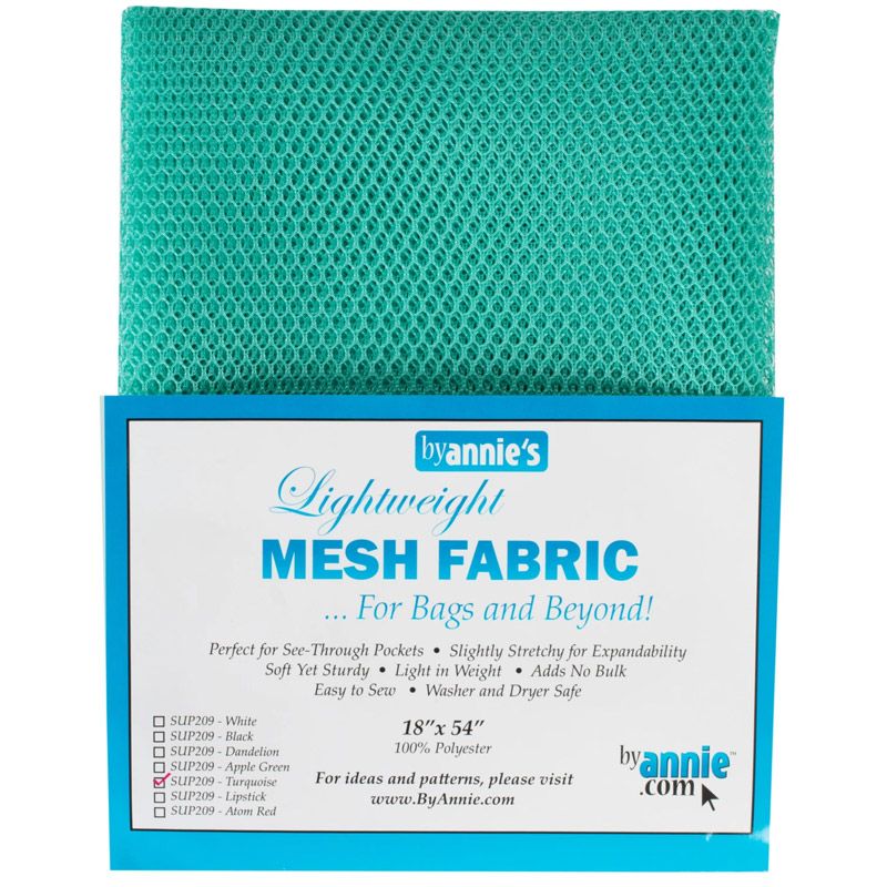Turquoise Mesh Fabric Pack By Annies