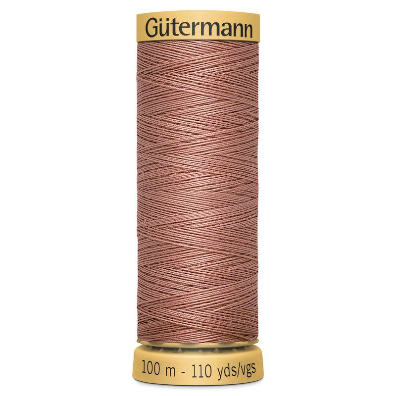 Gutermann Natural Cotton 100m Dusky Pink Col 2626 Gutermann Natural Cotton 100m Dusky Pink Col 2626