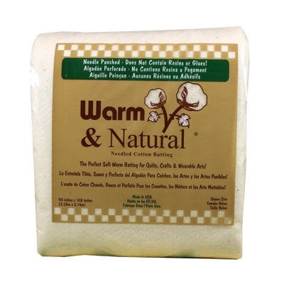 Warm and Natural Wadding Cotton. Queen 90in x 108in Warm and Natural Wadding Cotton. Queen 90in x 108in