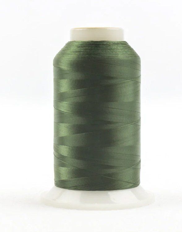 InvisaFil Thread: 100wt 2 ply Polyester 2500m Spool Hunter Green