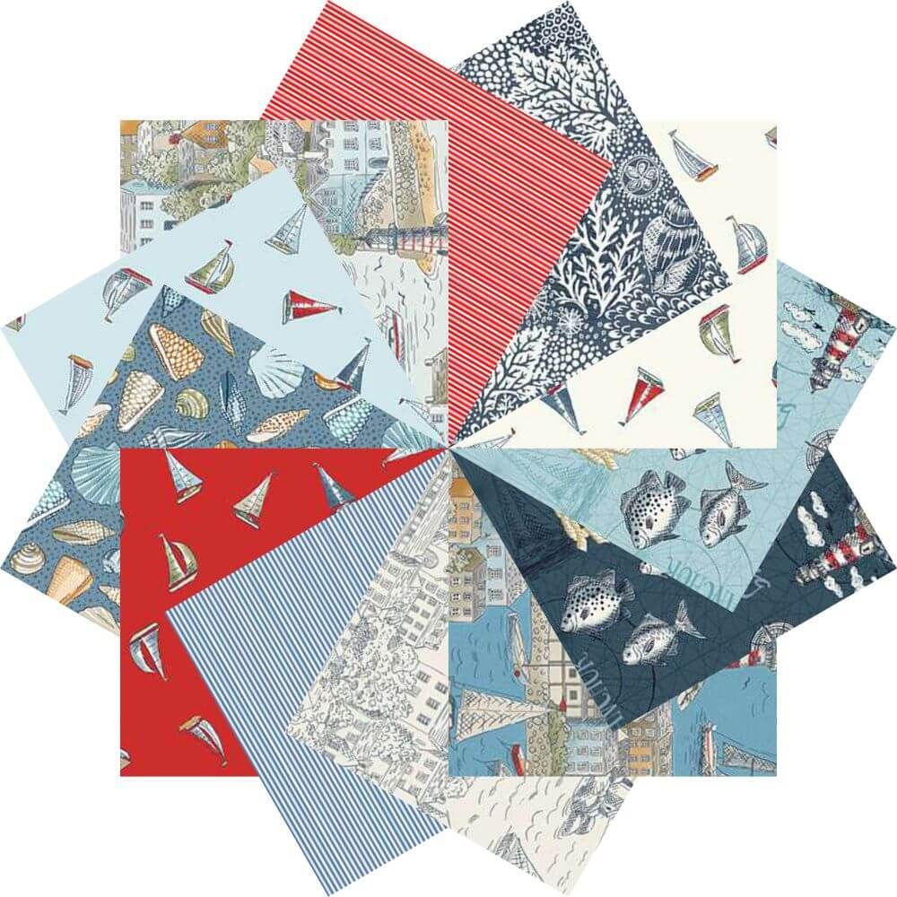 High Tide Fabric Fat Quarter Bundle