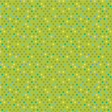 Confetti Drop fabrics: Lime / Multi