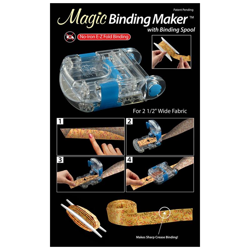Magic Binding Maker for 2-1/2" wide fabric strips