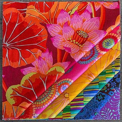 Kaffe Fassett Rainbow Jewels 10" Patchwork Palette