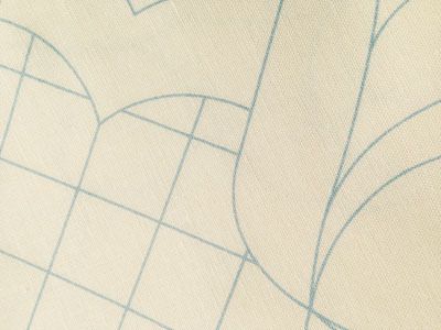 Wholecloth Mini Quilt  Celtic Miniature on Natural Kona