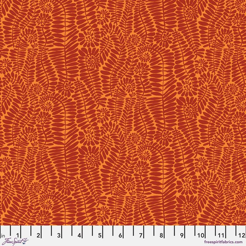 Kaffe Fassett Collective Small Fronds Fabric, Melon