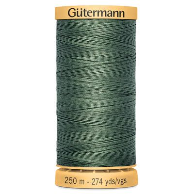 Gutermann Natural Cotton 50 Weight Thread 250m Dark Sage 8724 Gutermann Natural Cotton 50 Weight Thread 250m Dark Sage 8724