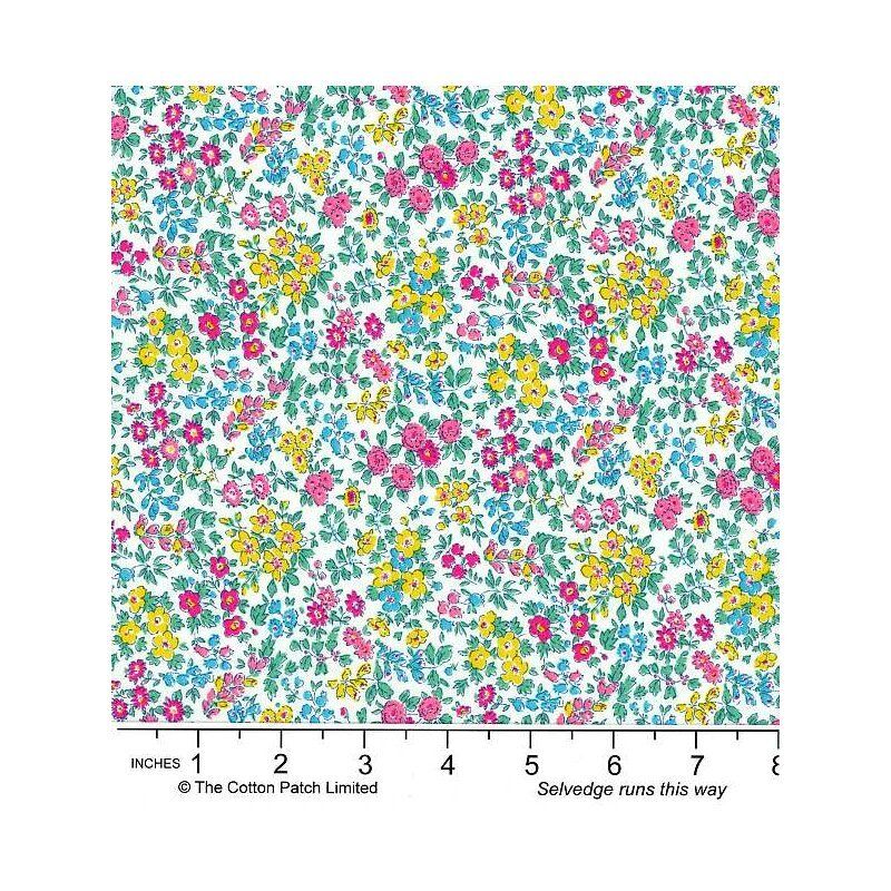 Liberty Riviera Fabric: Summer Meadow, Bright Liberty Riviera Fabric: Summer Meadow, Bright