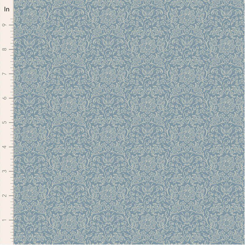 Tilda Songbird Blenders fabric: Lila Blue