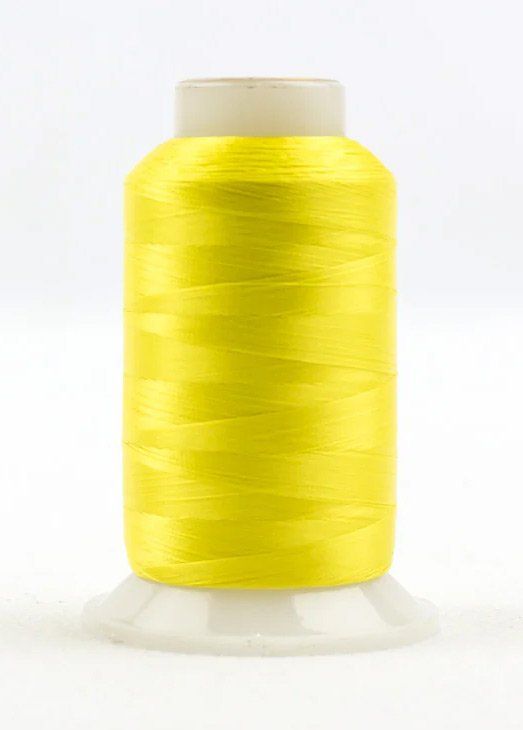 InvisaFil Thread: 100wt 2 ply Polyester 2500m Spool Daffodil Yellow
