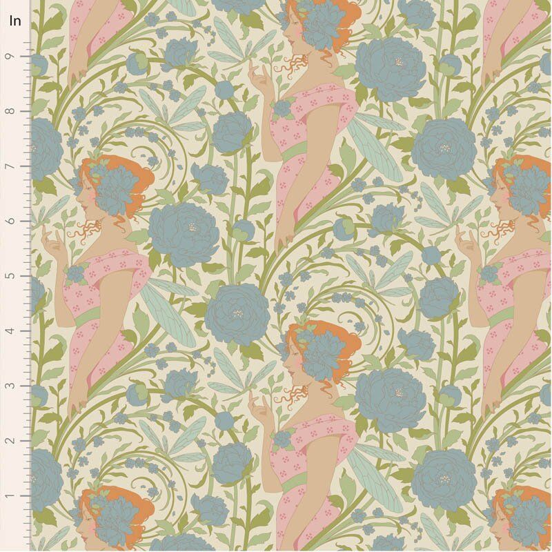 Tilda Songbird fabric: Aubery, Blue