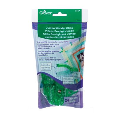 Jumbo Wonder Clips from Clover (24 per pack) Jumbo Wonder Clips from Clover (24 per pack)