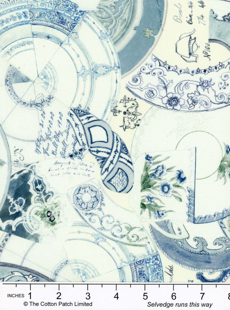 Larking fabric: Ceramic Collage Porcelain