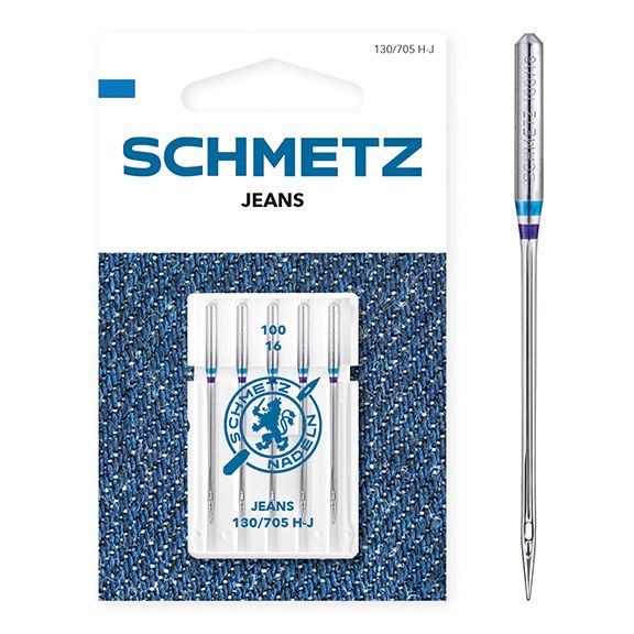 Schmetz Denim Sewing Machine Needles Size 100/16 Schmetz Denim Sewing Machine Needles Size 100/16