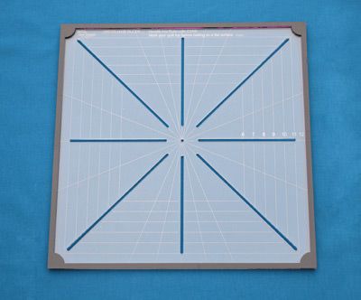 Westalee Ruler Crosshair Square 12.5" 8 point