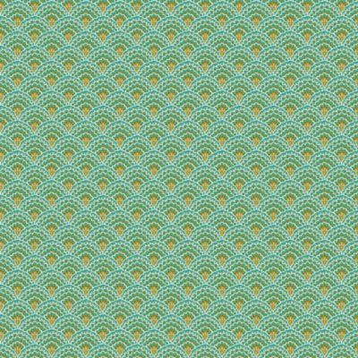 Luxe fabric: Scallop Green (per 1/4 metre)