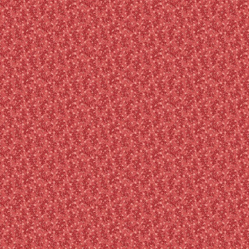 Lighthouse Red fabric: Coraline, Red Roof