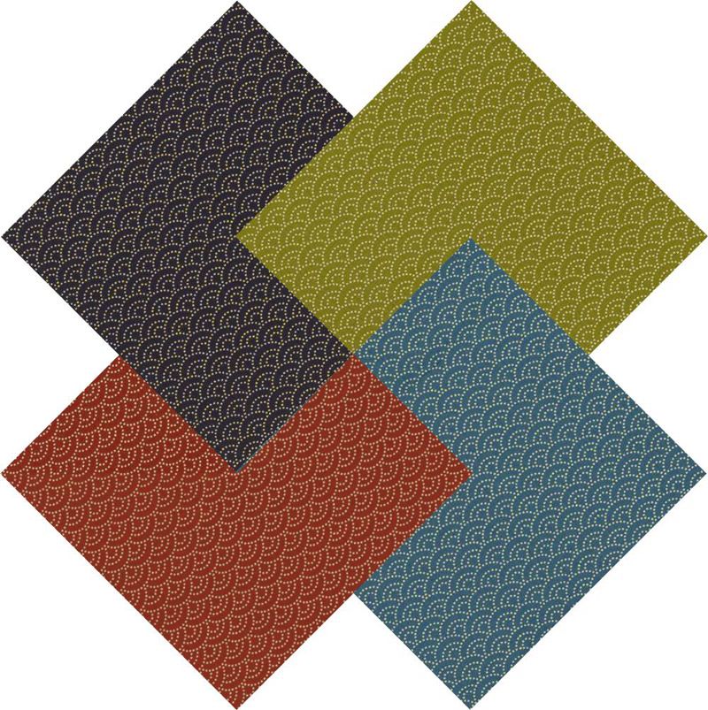 Sevenberry Clamshell Waves Fat Quarter Bundle