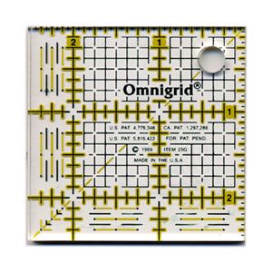 Omnigrid 2.5" x 2.5" Mini Square with Grid Omnigrid 2.5" x 2.5" Mini Square with Grid
