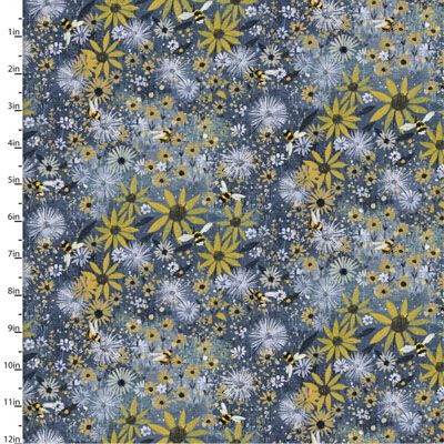 The Secret Garden Fabric: Sunflower Field The Secret Garden Fabric: Sunflower Field