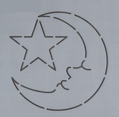 Quilt Stencil  4.5" Sleepy Time