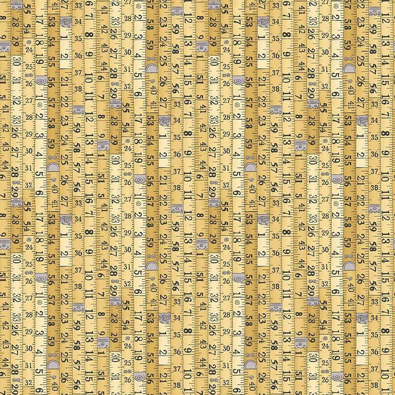 Atelier fabric: Measurements, Yellow