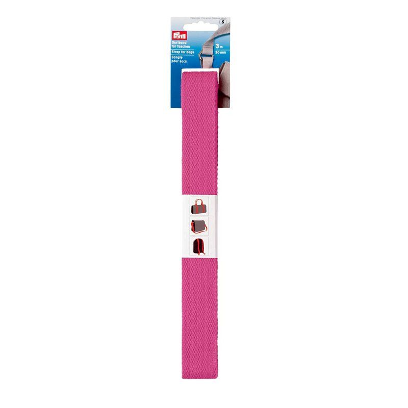 Bag Strap Webbing Pink Prym Bag Strap Webbing Pink Prym