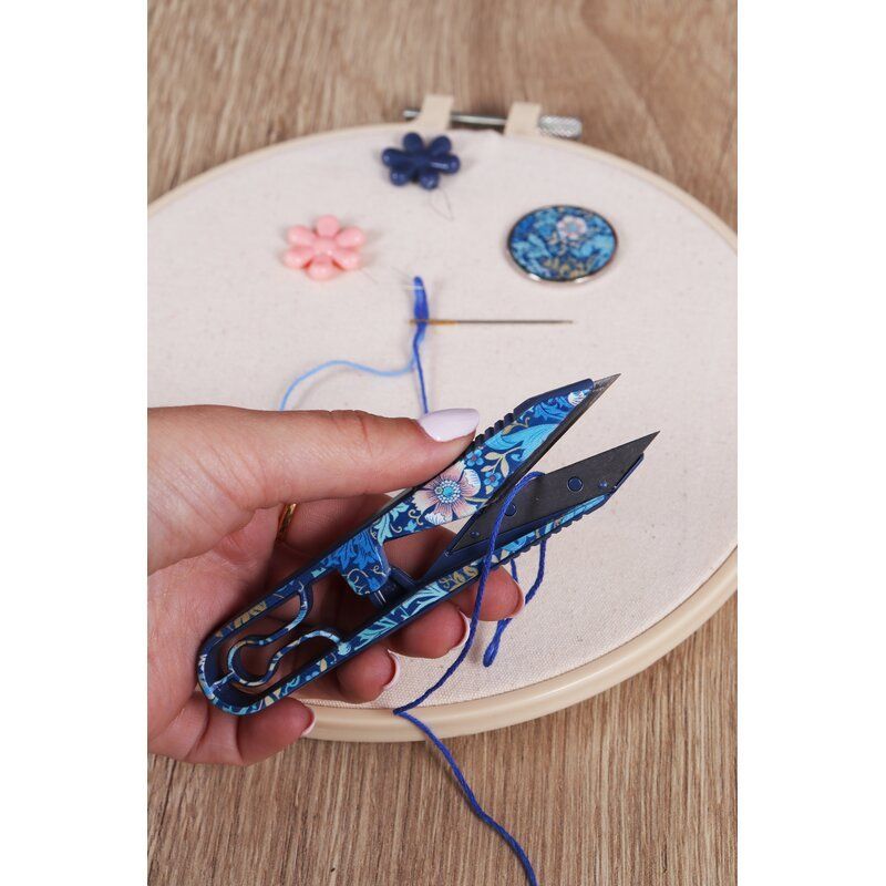 Thread Snips, Arts & Craft Woodblock Design