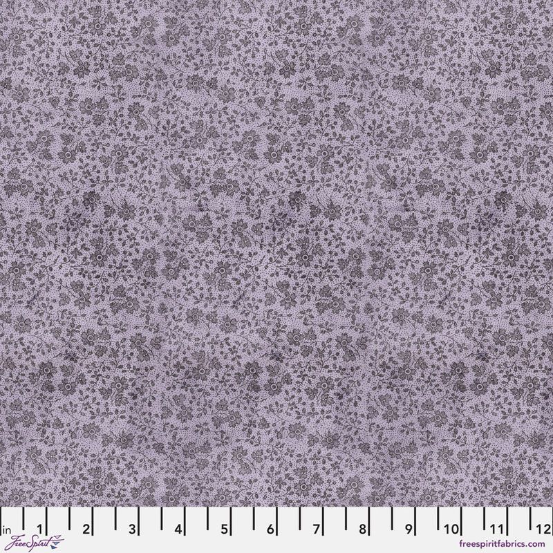Eclectic Elements Palette fabrics, Purple Tiny Print