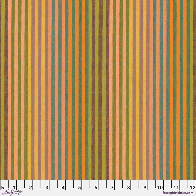 Kaffe Fassett Fabric: Caterpillar Woven Stripe, Sunshine