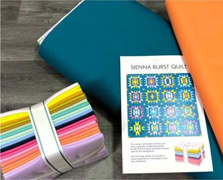 Sienna Burst Quilt Kit Sienna Burst Quilt Kit