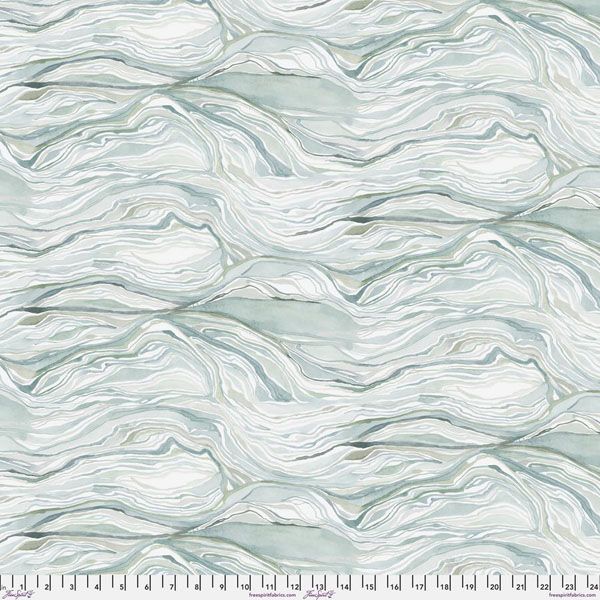 Brushstrokes fabric: Steady Hand, Misty Brushstrokes fabric: Steady Hand, Misty