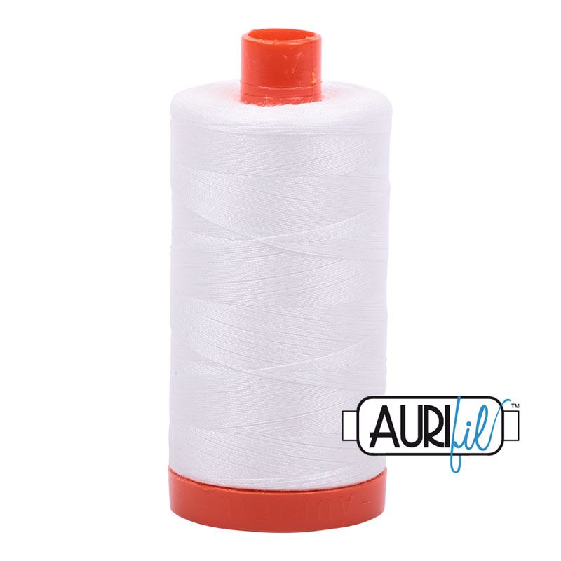 Aurifil 50/2 Natural White Thread 2021 Aurifil 50/2 Natural White Thread 2021