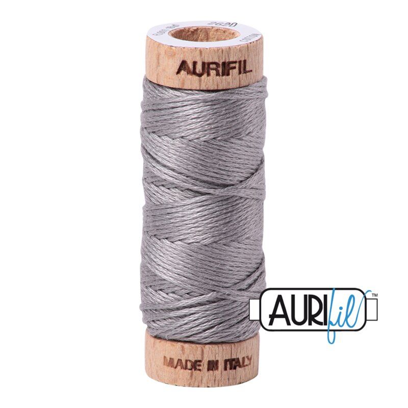 Aurifil Floss Cotton Thread 2620 Stainless Steel Aurifil Floss Cotton Thread 2620 Stainless Steel