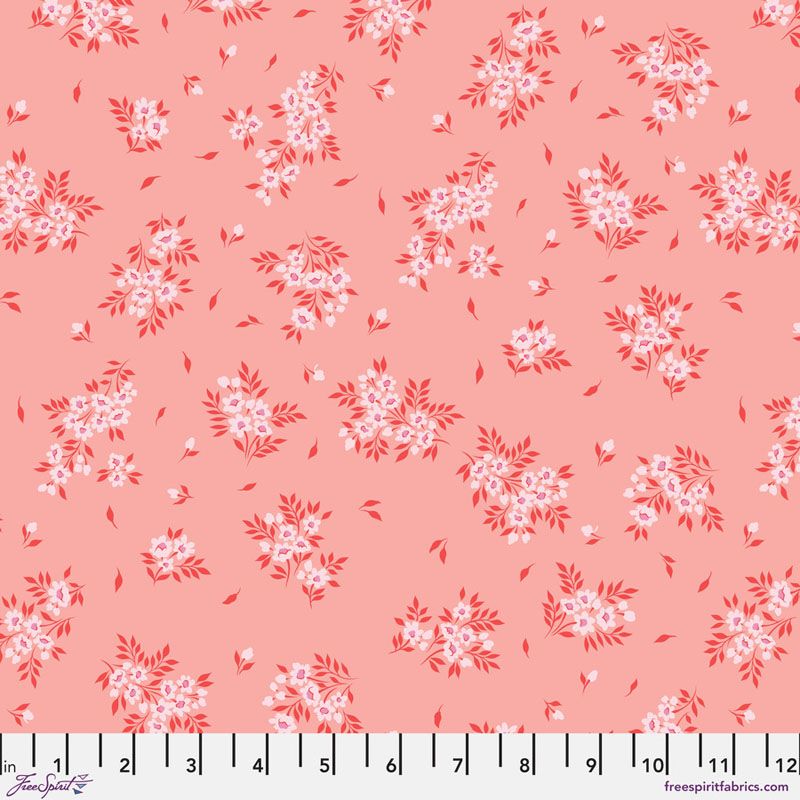 Tula Pink True Colours Fabric: What a Ditz, Peachy Keen