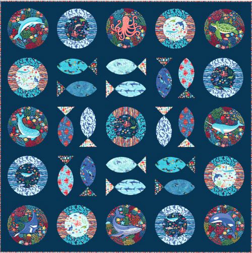 Deep Blue Sea Quilt Kit