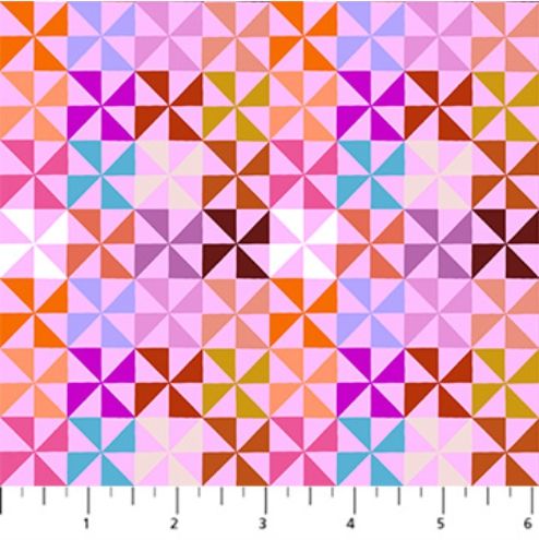 Piecework fabric: Windmill, Vintage