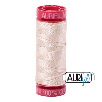 Aurifil 12 Cotton Thread 2000 Light Sand Aurifil 12 Cotton Thread 2000 Light Sand