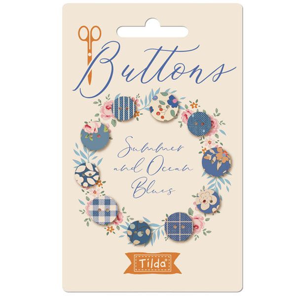 Tilda Creating Memories Buttons: Summer and Ocean Blues Tilda Creating Memories Buttons: Summer and Ocean Blues