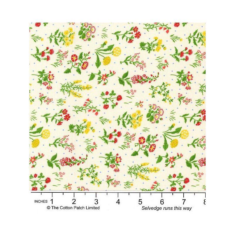 Liberty Woodland Walk fabric, Autumn Meadow, Bright