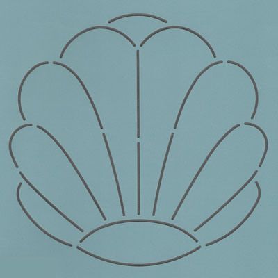 Quilt Stencil  3" Shell